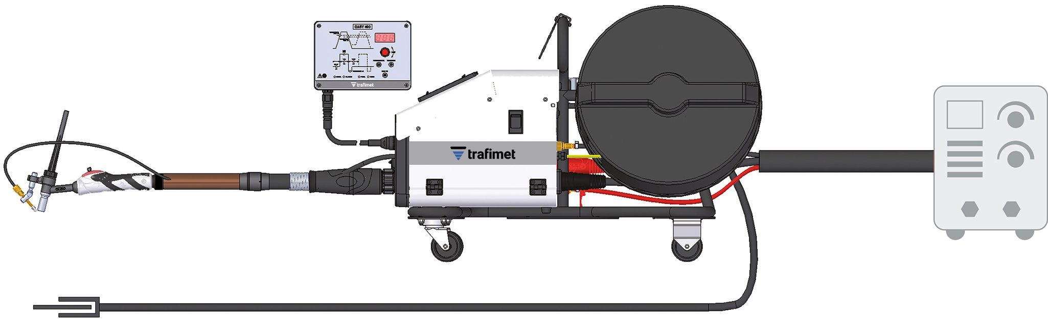 Trafimet EASY 400 PLUS cold wire-feeder