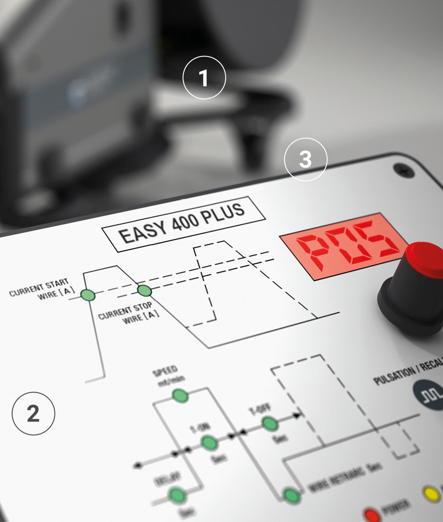 sistema per saldatura TIG Filo Freddo EASY 400 PLUS